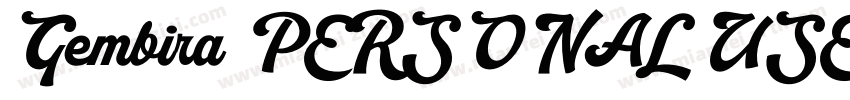 Gembira PERSONAL USE字体转换